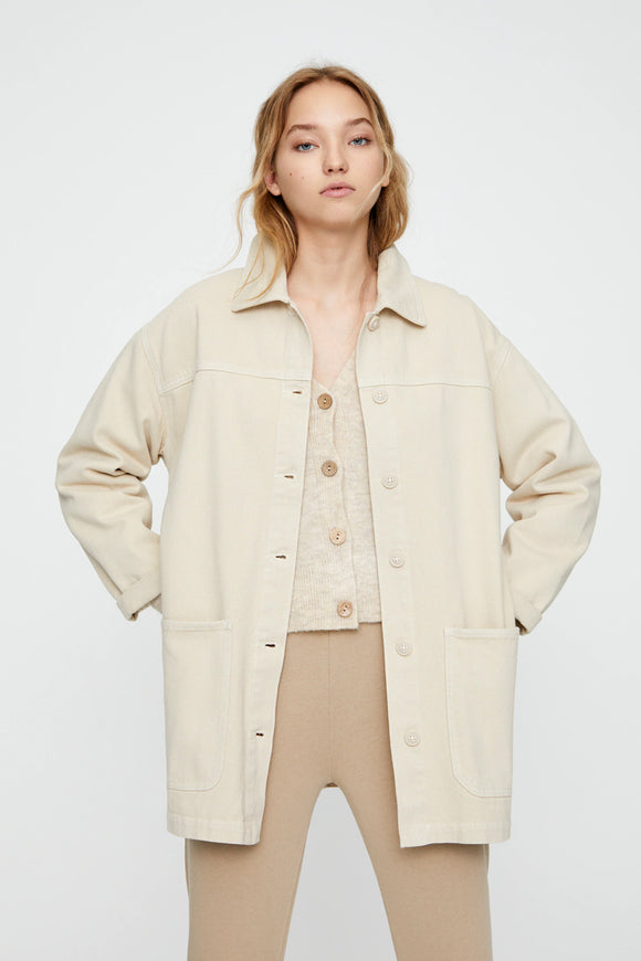 Basic Denim Worker Jacket