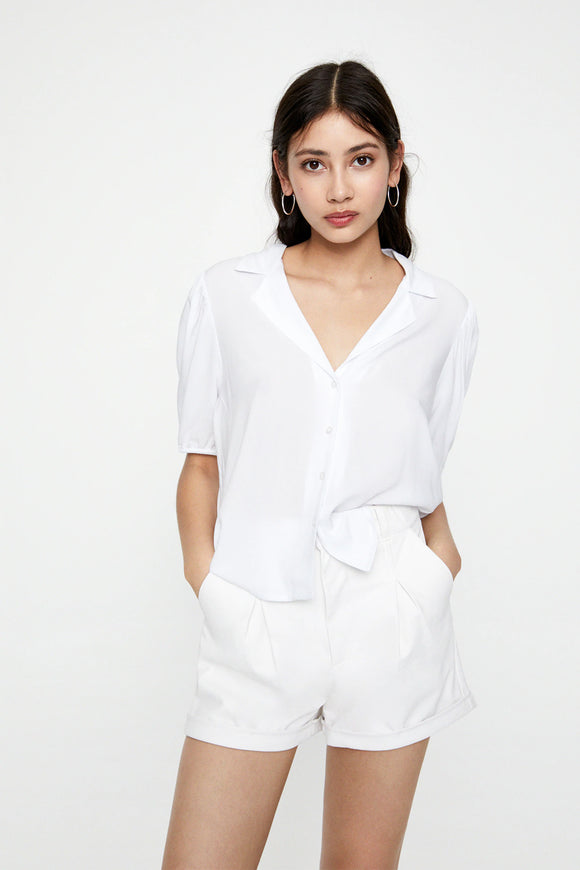 Basic Voluminous Sleeve Shirt