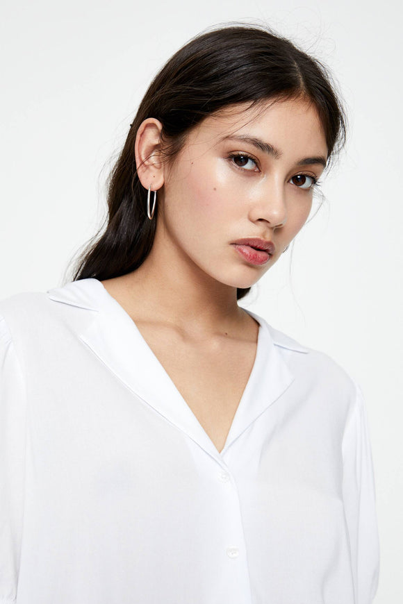 Basic Voluminous Sleeve Shirt