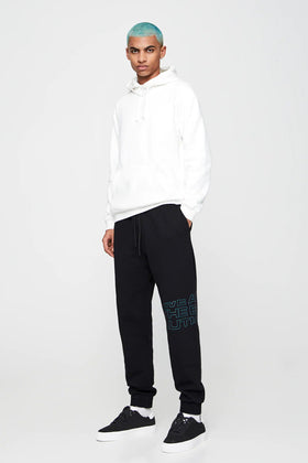 Black Cotton Jogging Trousers