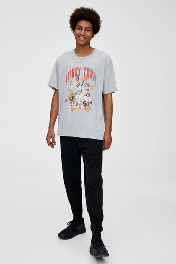 Joggers With Contrast Side Stripes