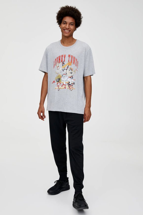 Joggers With Contrast Side Stripes