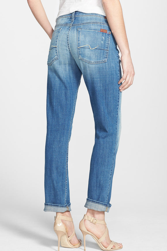 Josefina Boyfriend Jeans Bright Light Broken Twill