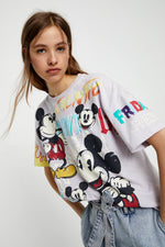 Lilac Mickey Mouse Tshirt