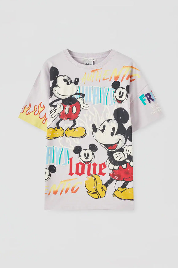 Lilac Mickey Mouse Tshirt