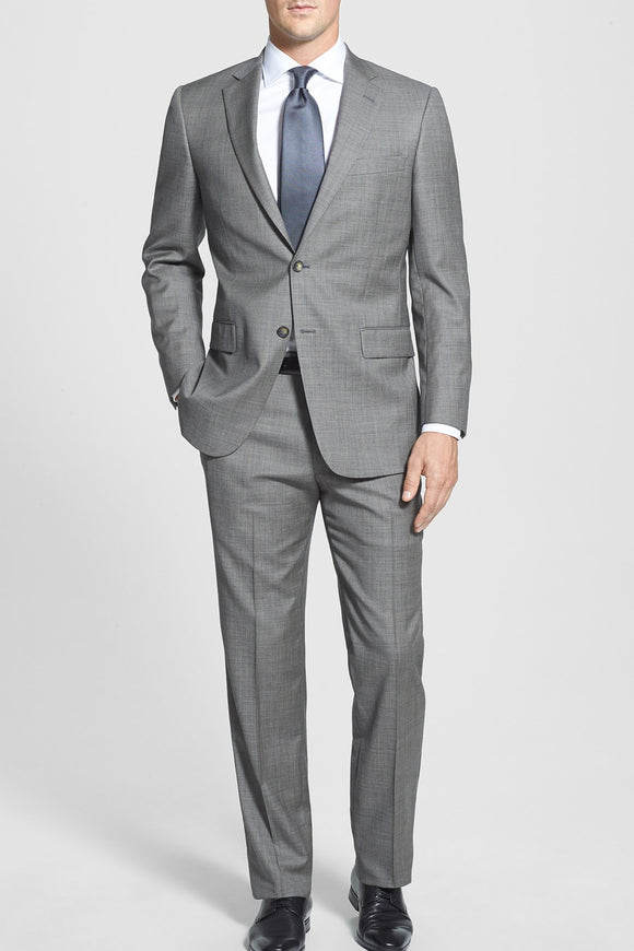 New York Classic Fit Wool Suit