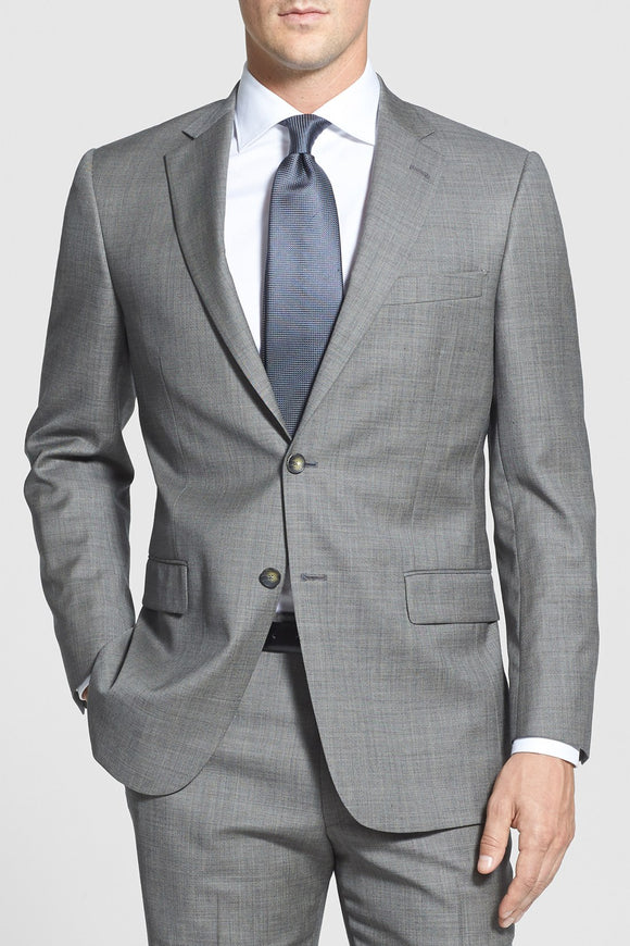 New York Classic Fit Wool Suit