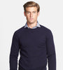 Raglan Merino Wool Crewneck Sweater